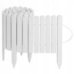 Creative Home Fa kerítés kerti kerítés gyepszegély rollborder fehér 200x40 (X002IMZHJP)