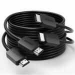BENFEI HDMI-HDMI kábel 8K 1.0 m 2 darabos csomag fekete (161123)