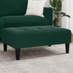 vidaXL Taburet, verde închis, 77x55x31 cm, catifea GartenMobel Dekor (4007368)
