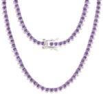 Raizel Colier tennis elegant, cu pietre din zirconiu mov, Stellar Violet (RZ2063)