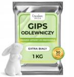 Creative Deco Gipszpor kézműves öntvényekhez tartós 1kg hófehér (X002HS7G9T)