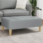 vidaXL Taburet, gri deschis, 77x55x31 cm, material textil GartenMobel Dekor (4007389)