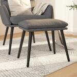 vidaXL Taburet, gri deschis, 45x29, 5x35 cm, material textil GartenMobel Dekor (341493)