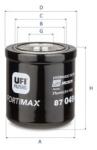 UFI Filtru, sistem hidraulic primar UFI 87.049. 00 (87.049.00)