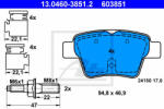 ATE Set placute frana, frana disc ATE 13.0460-3851.2 (13046038512)
