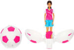 Mattel Barbie Team Roll & Reveal focista baba focilabdában (JMK20) - morzsajatekbolt