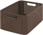 Keter Style M Méretű Rattan Kosár, 18L, Sötétbarna (03615-210-00)