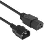 ACT Powercord C14 male- C21 famale 1m Black (AK5370)