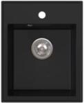 FERRO Stampo chiuvetă din granit 50x40 cm negru DRGS1/50/40BM (DRGS15040BM) Chiuveta
