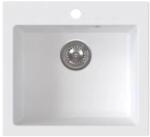 FERRO Stampo gránit mosogató 49x45 cm fehér DRGS1/45/49WH (DRGS14549WH)