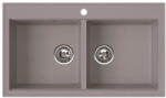 FERRO Stampo gránit mosogató 86x50 cm barna DRGS2/50/86TU (DRGS25086TU)