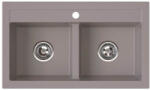 FERRO Stampo gránit mosogató 75x45 cm barna DRGS2/45/75TU (DRGS24575TU)