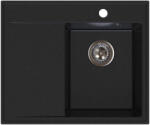 FERRO Stampo gránit mosogató 60x50 cm szürke/grafit/onix DRGS-R/50/60BA (DRGSR5060BA)