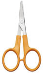Fiskars Olló, körömvágó, 10 cm, egyenes, FISKARS "Classic", narancssárga (1003028) - eztkapdki
