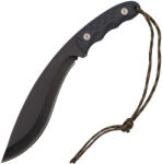 Depox Cutit tip maceta DEPOX®, Mini Kukri, negru, 30 cm, teaca inclusa (1795)