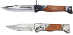 Depox Set cutit de vanatoare automat 16.5 cm si briceag AK-47, 27 cm, teaca inclusa (1719)