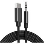 Lemontti Cablu Audio Lemontti USB-C-Jack 3.5mm (LAUXCTCBK)