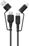 Lemontti Cablu Audio Lemontti USB AC-USB-C 1, 2m (LEMCF4IN1PDN)