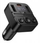 hoco. Autós bluetooth adó Hoco Usb A Usb C Qc Pd 35W E87 fekete (E87)