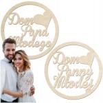 SMX Design Keréktárcsa Felirat Lakásdekoráció Menyasszonyi ház Menyasszonyi szett (Dom Pary Młodej)