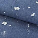  JEANS DENIM 6 OZ Big Holes blue