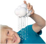 MOLUK Jucărie senzorială cu apă Norișorul Plui Cloud, Moluk (7640153430601)