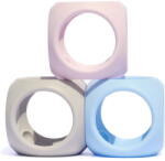 Moluk Set 3 jucării senzoriale flexibile Moluk Oibo, Nordic Colors (7640153434241)