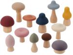 Tickit Jucării ciupercuțe de pădure din lemn și silicon Tickit SiliSoft, set 12 piese (5060155732749) Bucatarie copii