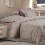 Das Home Set Cearșafuri cu Elastic 170x200+35cm. Casual 5438 502106205438 Grey, Lilac 4buc (502106205438)
