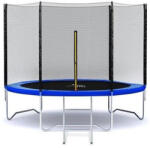 Ideal Store Plasă de Siguranță Trambulină pentru Copii Idl Free Jump Collection Diametru 183 Cm Fabricată din Oțel Echipată cu 42 de Arcuri de Susținere care Suportă până la 150 Kg Accesorizată cu Scară de Acces 