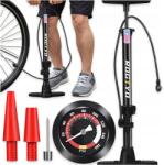 MEMFLOW Autós Kerékpárpumpa Nyomásmérővel Labda Kerékpárhoz Kézi Pumpa 3AZ1BEN (POMPKA ROWEROWA RĘCZNA Z MANOMETREM MEMFLOW)