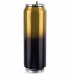 Orion Thermo Bögre 700ML 7, 5X21CM Rozsdamentes Acél Fekete-arany Csővel (4902370084542)