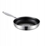 Edenberg Serpenyő 28cm Rozsdamentes Acél Tapadásmentes Méhsejt Serpenyő (PATELNIA WOK Z POKRYWĄ PLASTER MIODU 28cm)