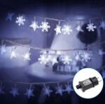 Aigostar Karácsonyi girland LEDx100 fényfüzér csillag szirmok 230V IP44 Hideg 10méter (381196)