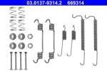 ATE Set accesorii, sabot de frana ATE 03.0137-9314.2 (03.0137-9314.2)