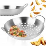 Artemis Grillkosár Hús Grillezéshez Zöldség Acél Perforált 28 cm (VD-489419)