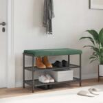 vidaXL Perna pentru banca Catifea Verde Marii Adancime 35 cm GartenMobel Dekor (42043263)