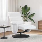 vidaXL Fotoliu recliner Alb 98 x 71 x 106 cm PU GartenMobel Dekor (42018589)