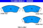 ATE Set placute frana ATE 13.0460-5920.2 (13.0460-5920.2)