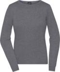 Daiber JN 1313 / Női kerek nyakú pulóver - szürke heather XXL (02131303405)
