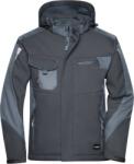 Daiber JN 824 / Téli softshell munkakabát - fekete/karbon 4XL (02082480914)