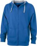 Daiber JN 963 / Férfi kapucnis pulóver - kobalt/szürke heather XXL (020963j1505)