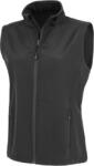 Result R 902F PRINTABLE / Női kétrétegű softshell mellény - fekete S (30902F00201)