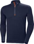 Helly Hansen LIFA 75107 / Férfi funkcionális, negyedrészt cipzáras merinógyapjú póló - sötétkék S (59510700301)