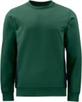 ProJob 2127 SWEATSHIRT ROUNDNECK/Férfi strapabíró, duplafalú pulóver - sötétzöld XL (64212707404)
