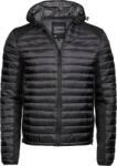 TEE JAYS TJ9610 CROSSOVER / Férfi kapucnis outdoor kabát - fekete/fekete melanzs XXL (189610s1405)