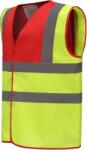 Yoko HI-VIS HVW100 / Предпазна жилетка - червена/жълта с висока видимост XXXL (79W100zx713)