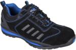 Portwest LUSUM SAFETY TRAINER S1P HRO FW34 / Alacsony profilú biztonsági cipő S1P HRO - fekete/kék 44 (FW34BLU44)