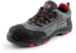 CXS CXS ROCK SLATE S1P / Bőr félcipő S1P - fekete/piros 48 (212603270048)