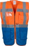 Yoko HI-VIS HVW801 / Multifunkciós mellény - HV narancssárga/királykék XXXL (79W801zx213)